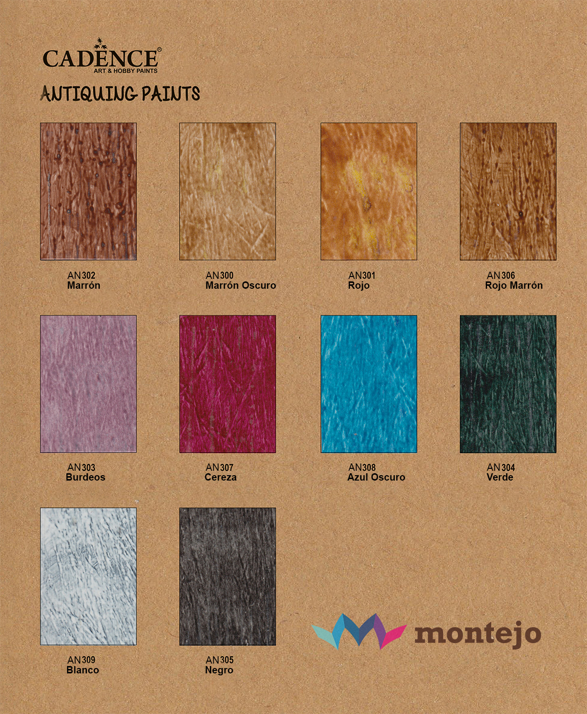 Carta de color Antiquing Paint